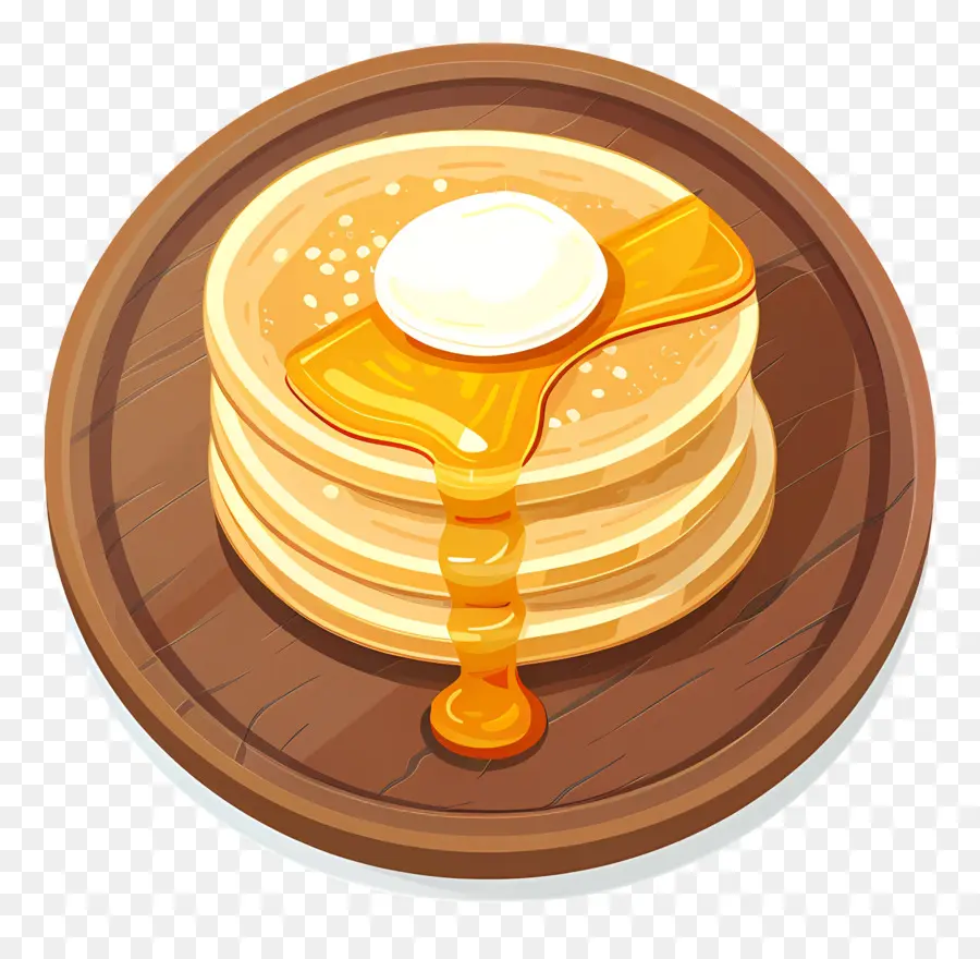 Pancake，Sirup PNG