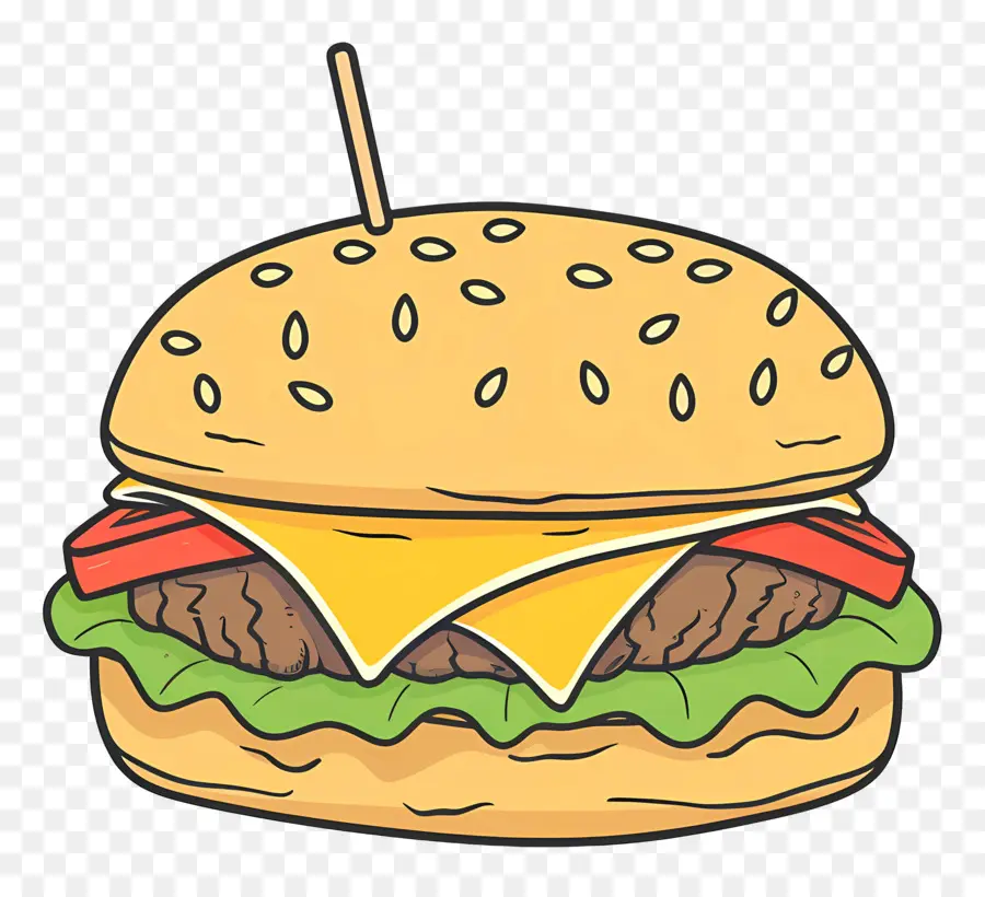 Hari Cheeseburger，Hamburger PNG