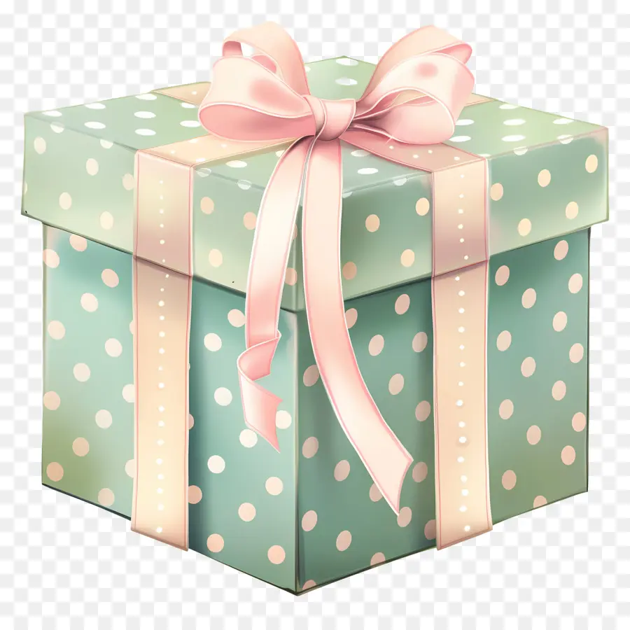 Kotak Hadiah，Busur Merah Muda PNG