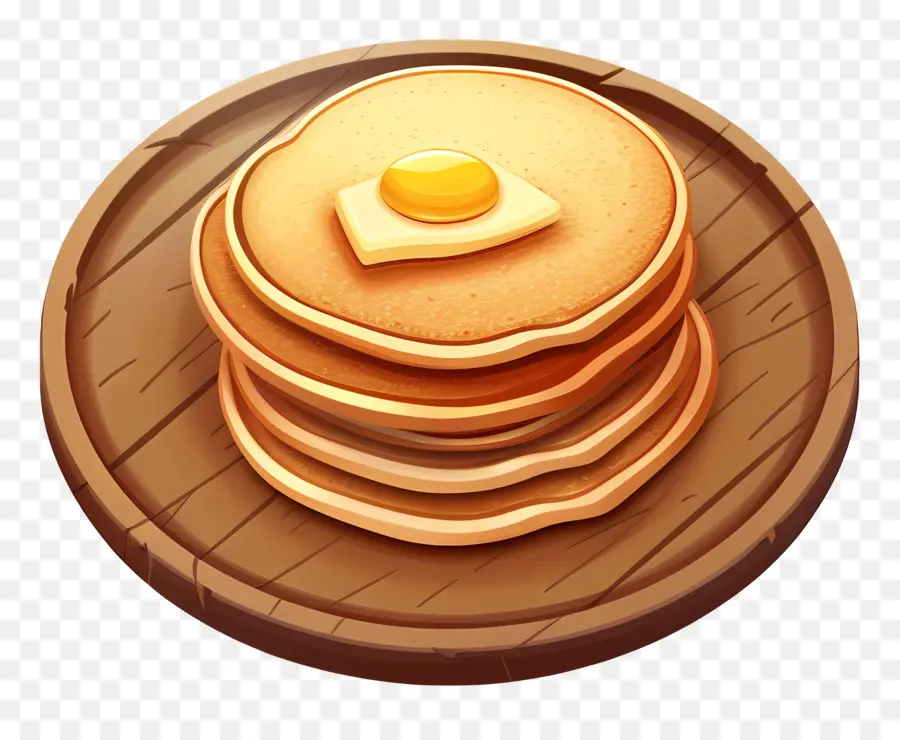 Pancake，Mentega PNG