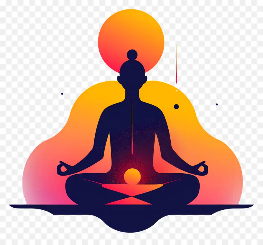 Meditasi，Lotus Posisi PNG