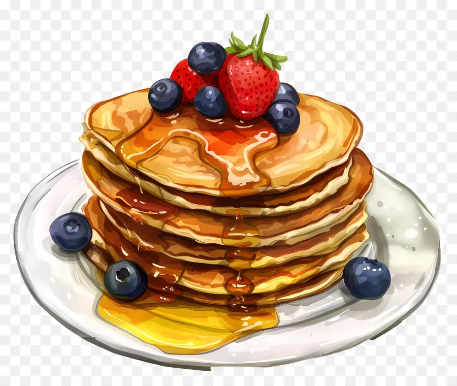 Pancake，Sirup PNG