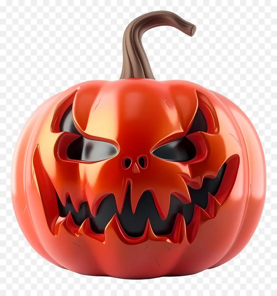 Labu Halloween，Labu Menakutkan PNG