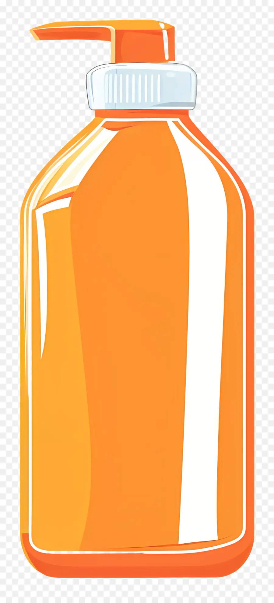 Botol Sampo，Orange Cair PNG