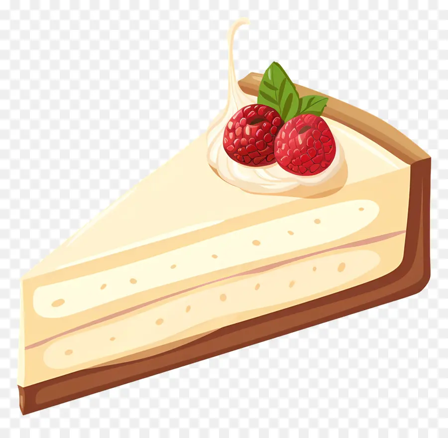 Cheesecake，Raspberry Topping PNG