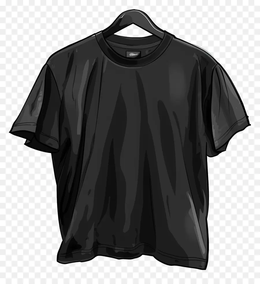 Hitam T Shirt，Tshirt Hitam PNG