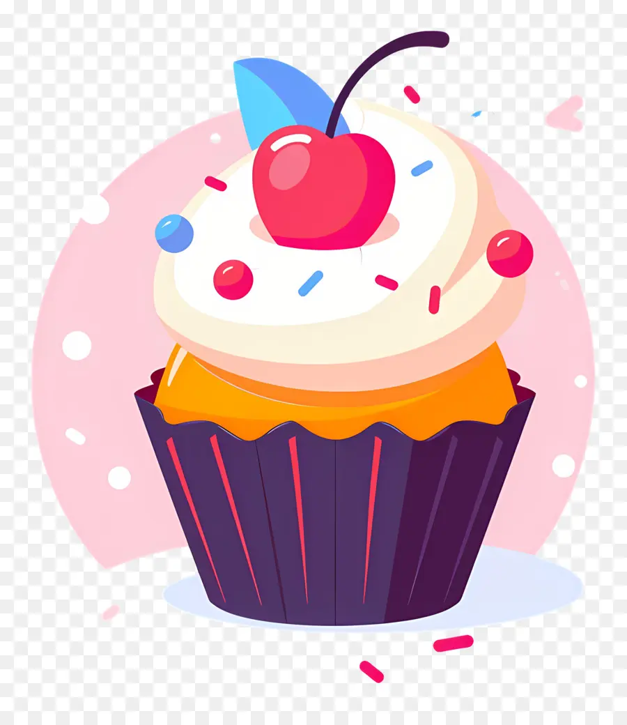 Cupcake，Krim Kocok PNG