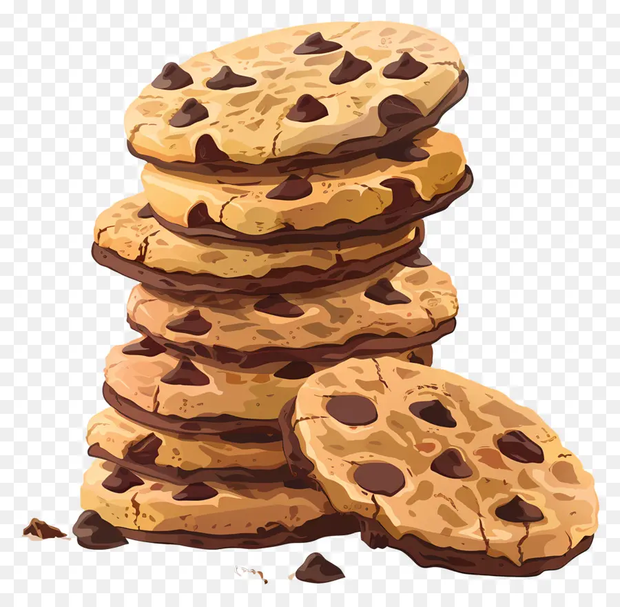 Cookie，Chocolate Chip Cookie PNG