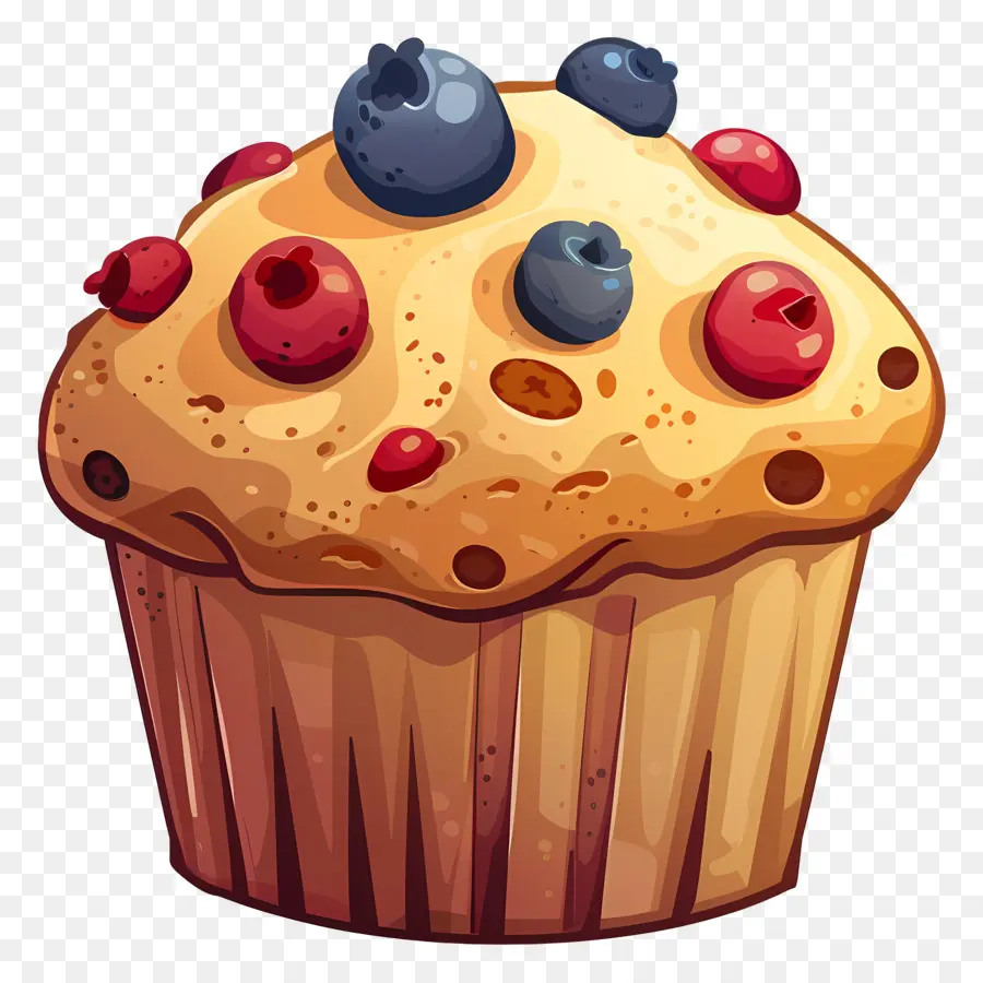 Muffin，Blueberry PNG