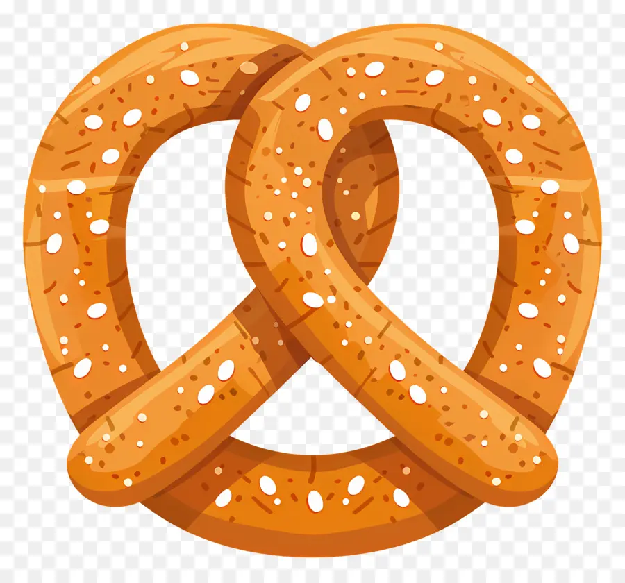 Pretzel，Cokelat Keemasan PNG