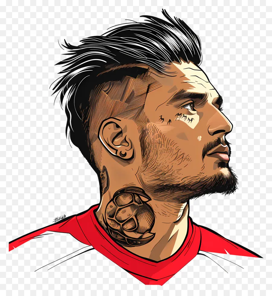 Paolo Guerrero，Tato Wajah PNG