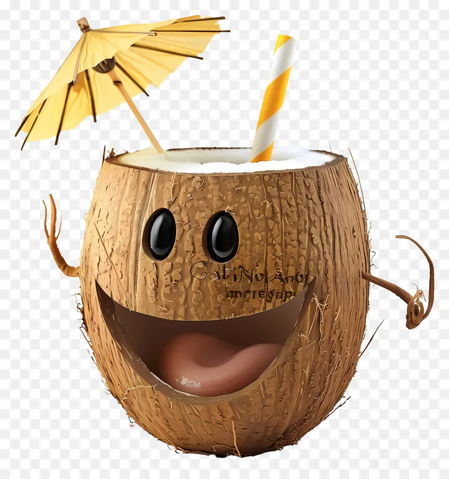 Emoji，Minuman Kelapa PNG