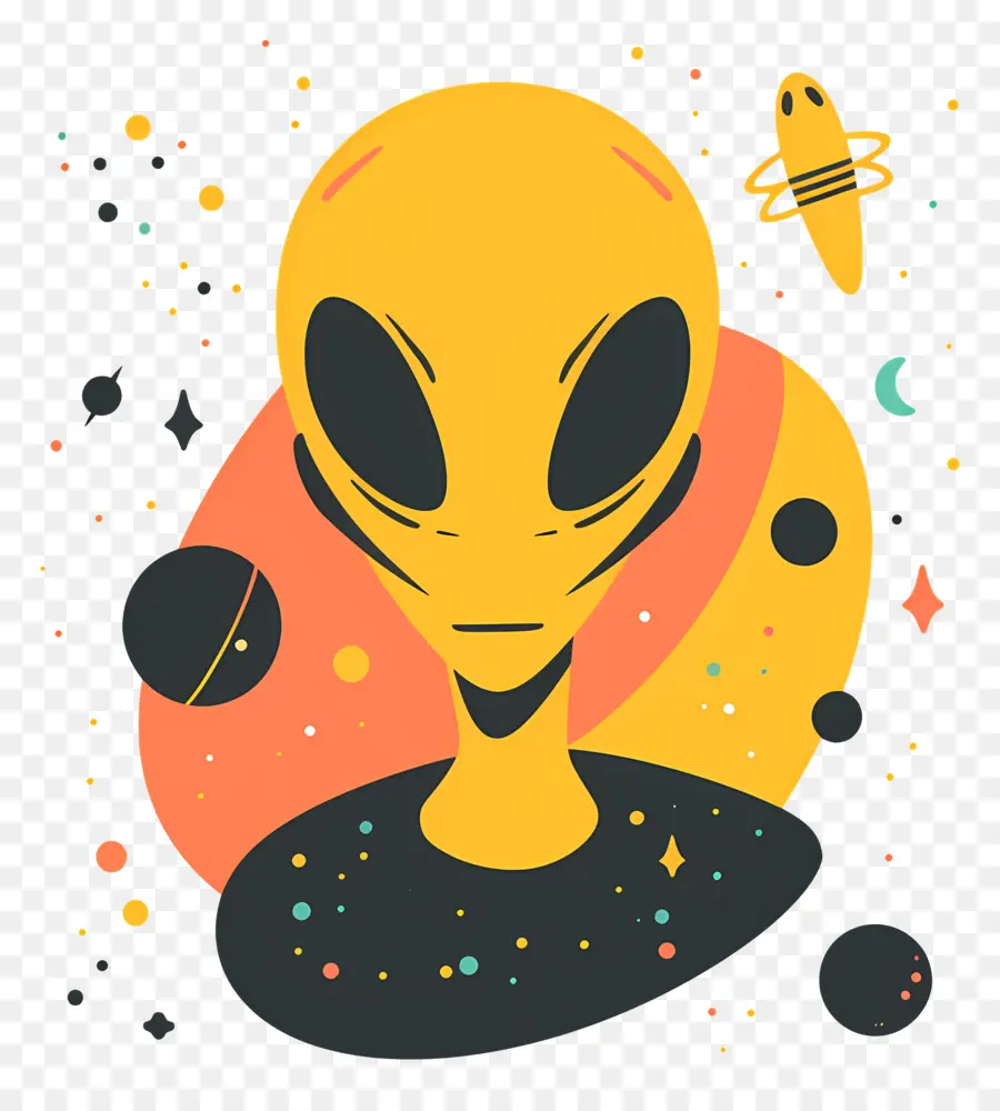 Alien，Kepala Oval PNG