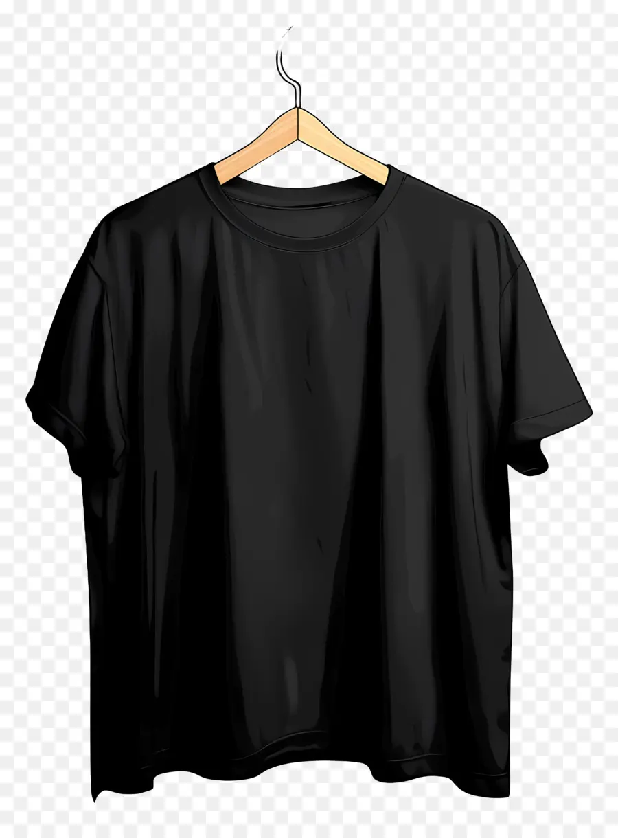 Hitam T Shirt，Tshirt Hitam PNG