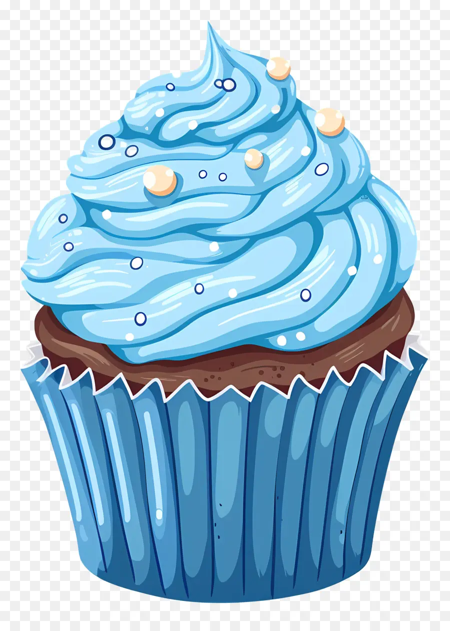 Cupcake，Biru Cupcake PNG