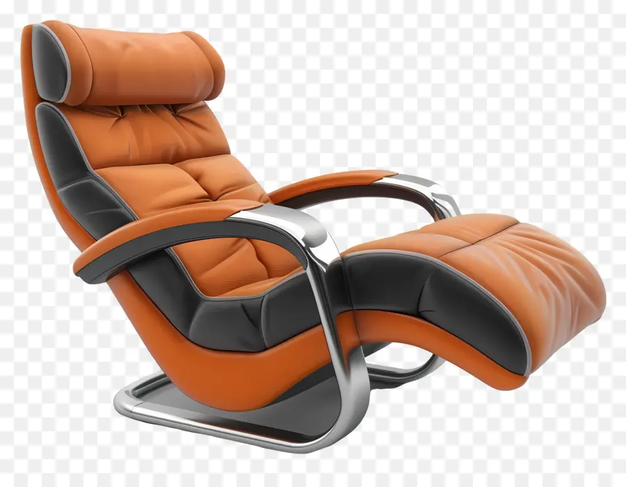 Kursi，Kursi Recliner Orange PNG