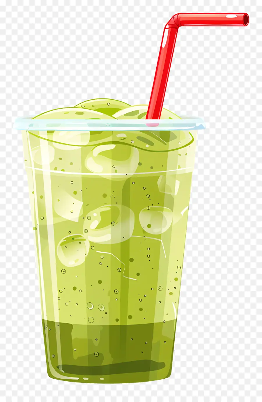 Minuman Matcha，Minuman Hijau PNG