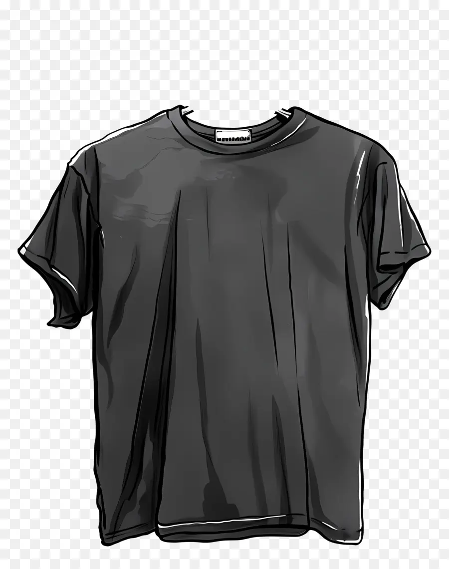 Hitam T Shirt，Tshirt Hitam PNG