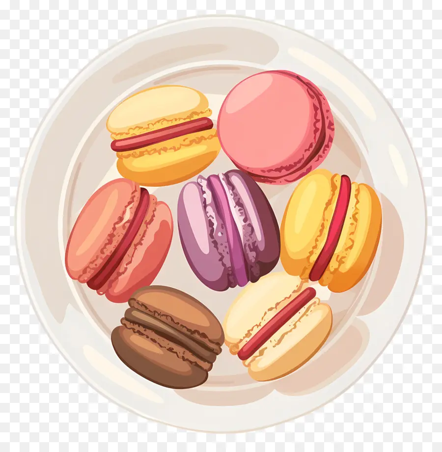 Macarons，Cokelat PNG