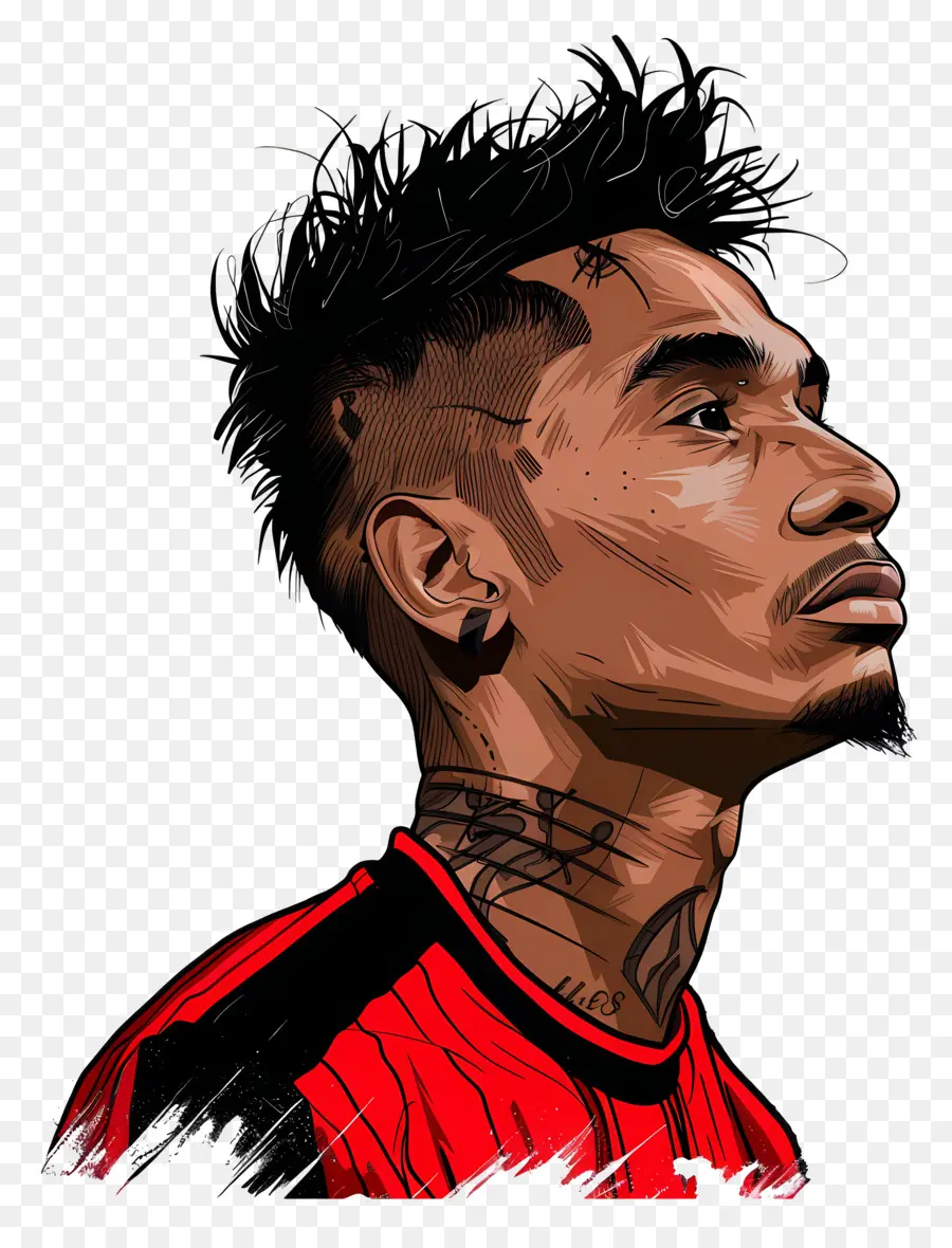 Paolo Guerrero，Laki Laki Kulit Hitam PNG