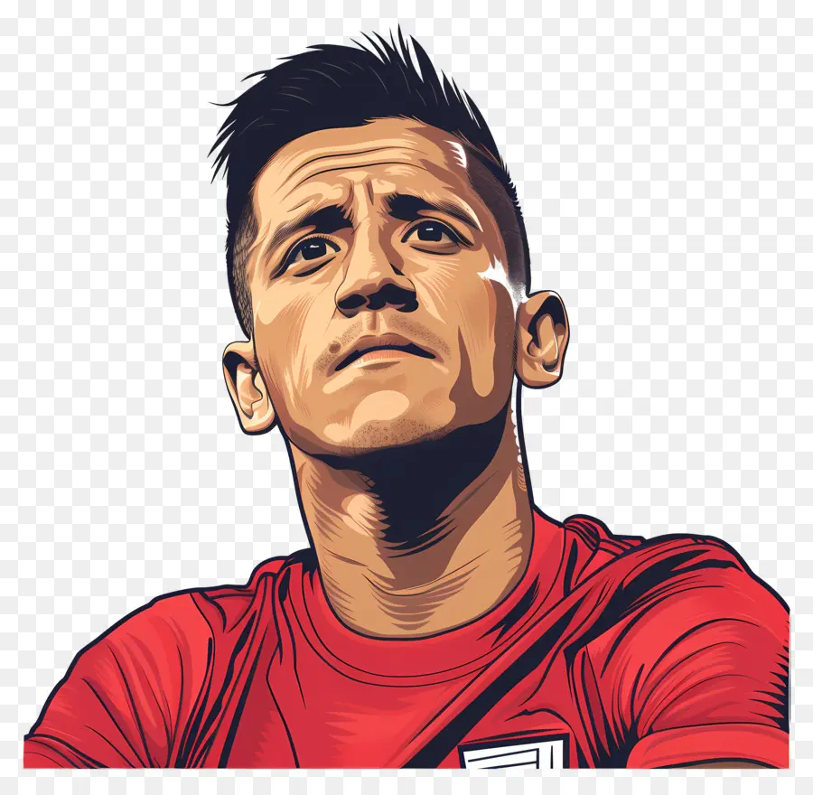 Alexis Sanchez，Potret PNG