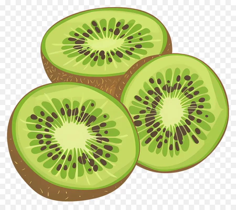 Buah Kiwi，Irisan Kiwi PNG