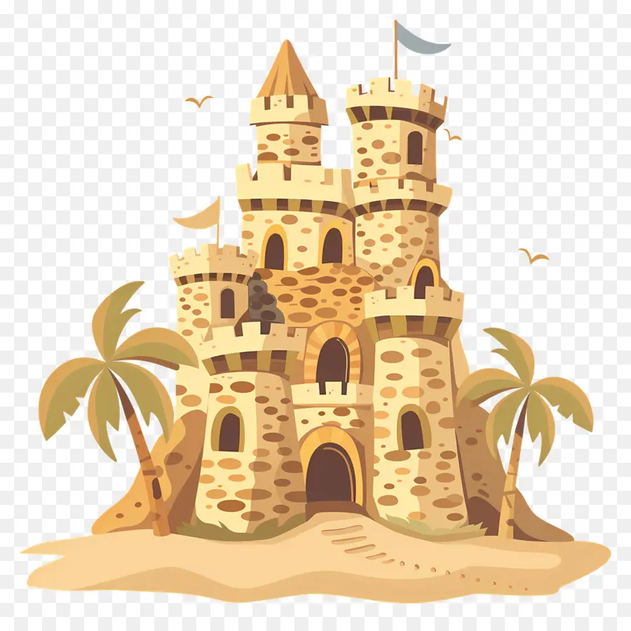 Sandcastle，Kastil PNG