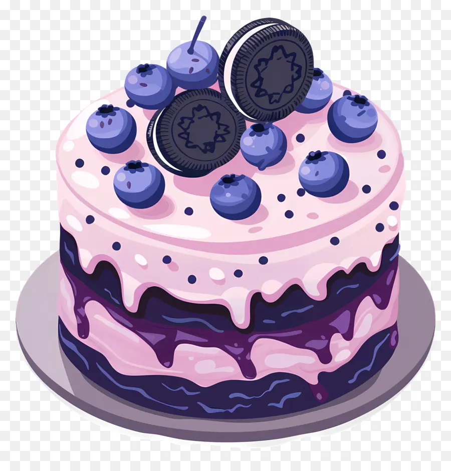 Blueberry Kue，Kue PNG