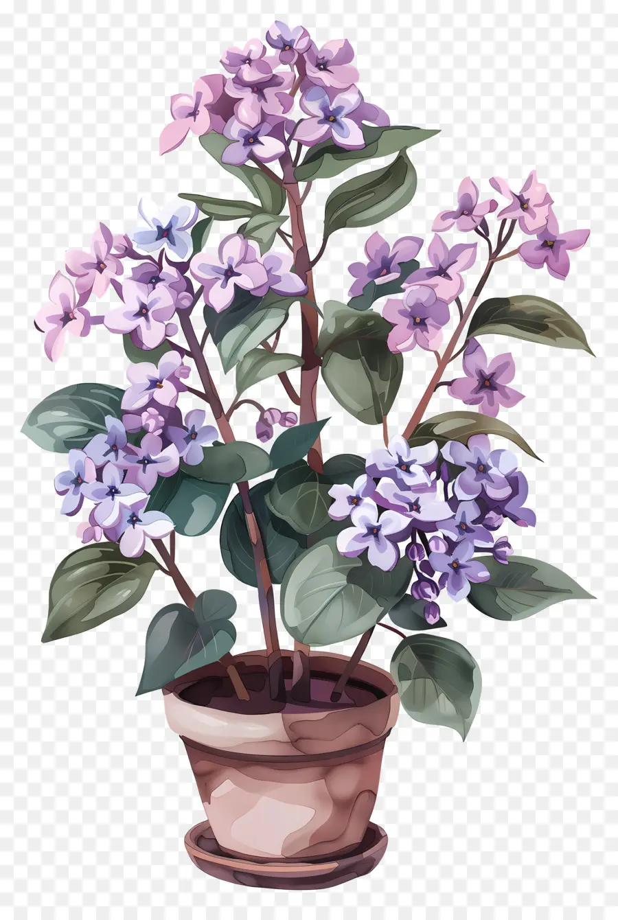 Bunga Ungu，Lilac Ungu PNG