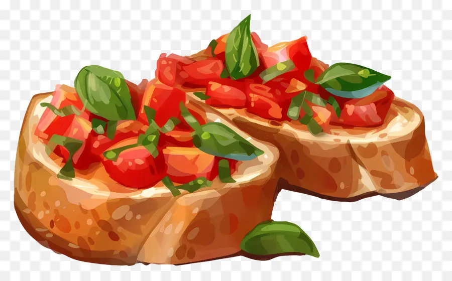 Bruschetta，Roti PNG