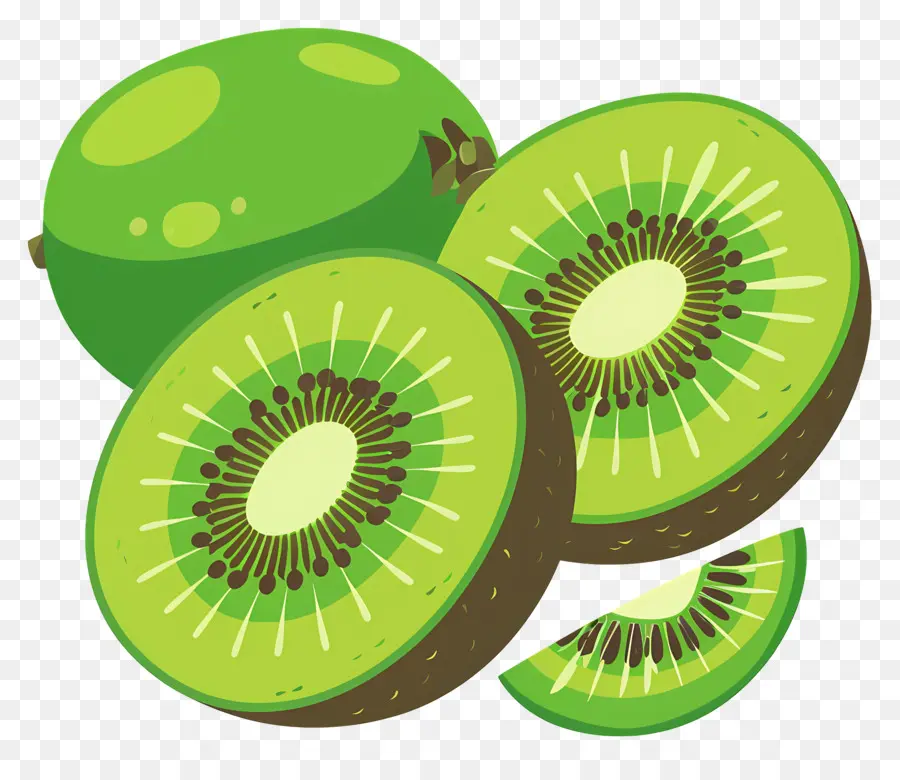 Buah Kiwi，Mengiris Kiwi PNG