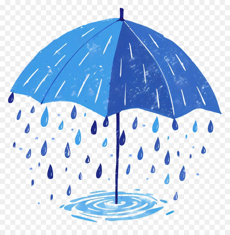 Hujan，Payung Biru PNG