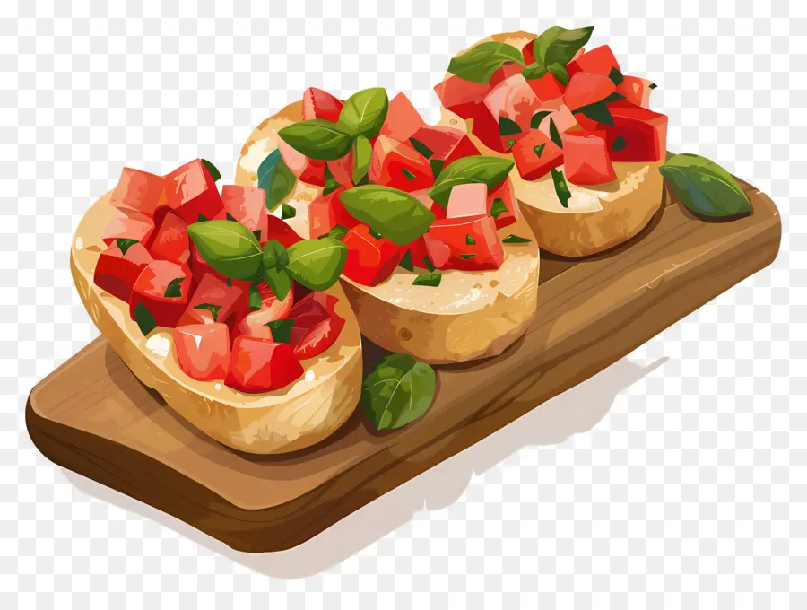 Bruschetta，Tomat PNG