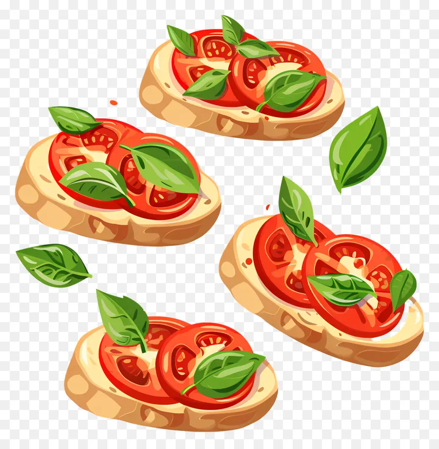 Bruschetta，Tomat PNG