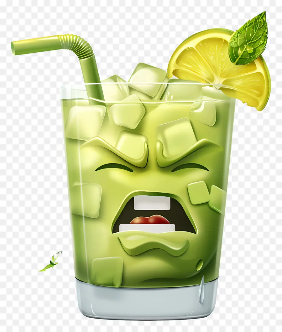 EMOJI，Minuman Menyegarkan PNG