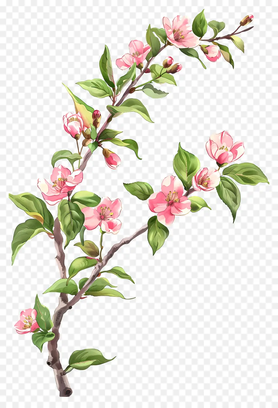 Bunga Merah Muda，Bunga Merah Muda PNG