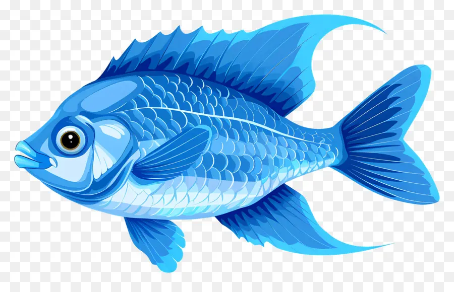 Ikan，Ikan Biru PNG