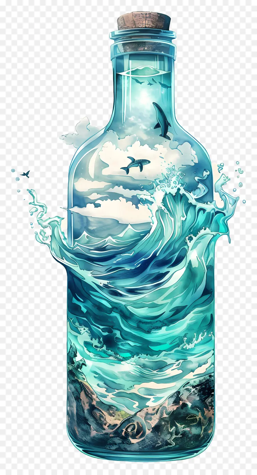 Lautan Dalam Botol，Air Laut PNG