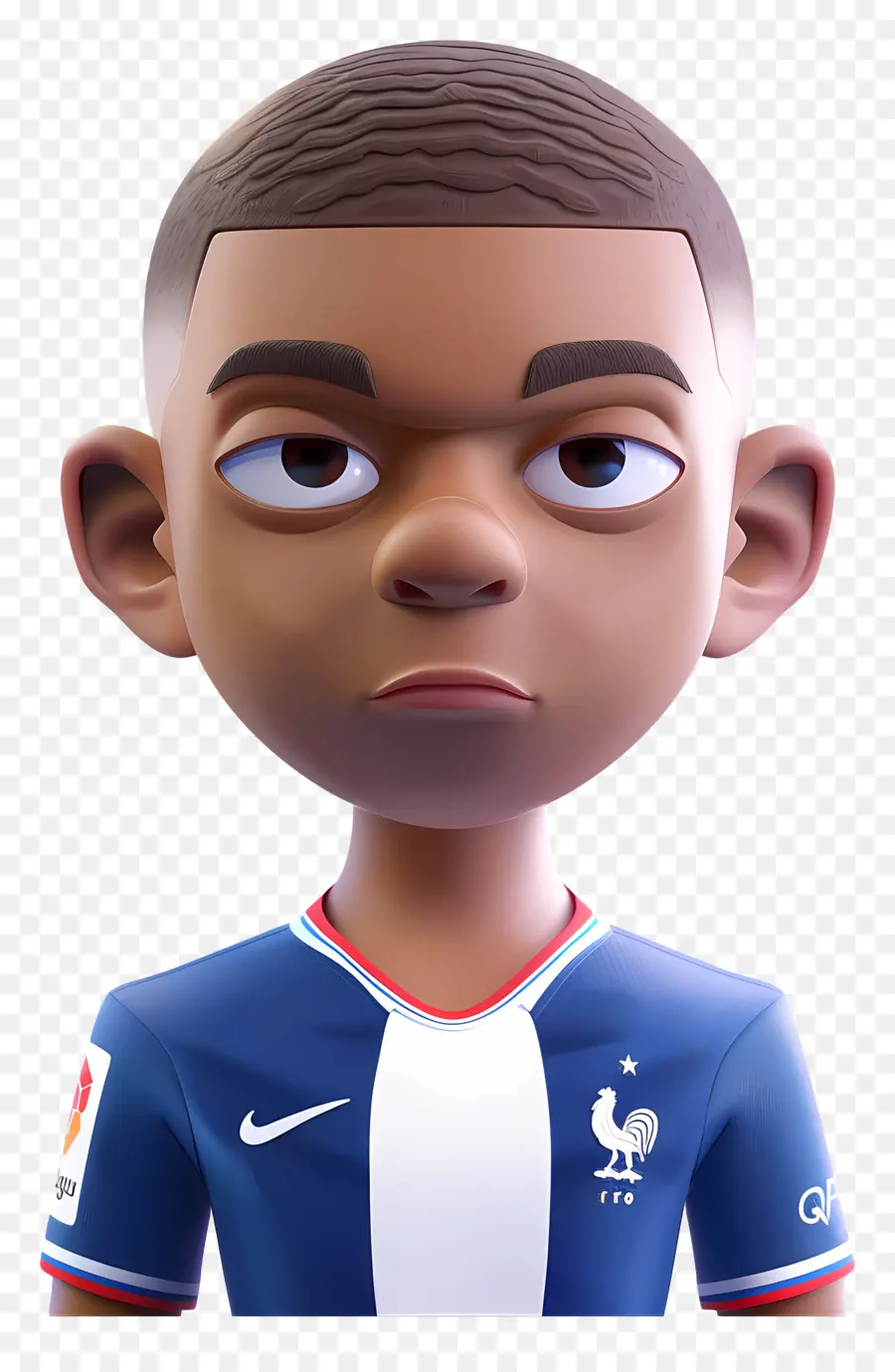 Kylian Mbappe，Karakter Kartun PNG