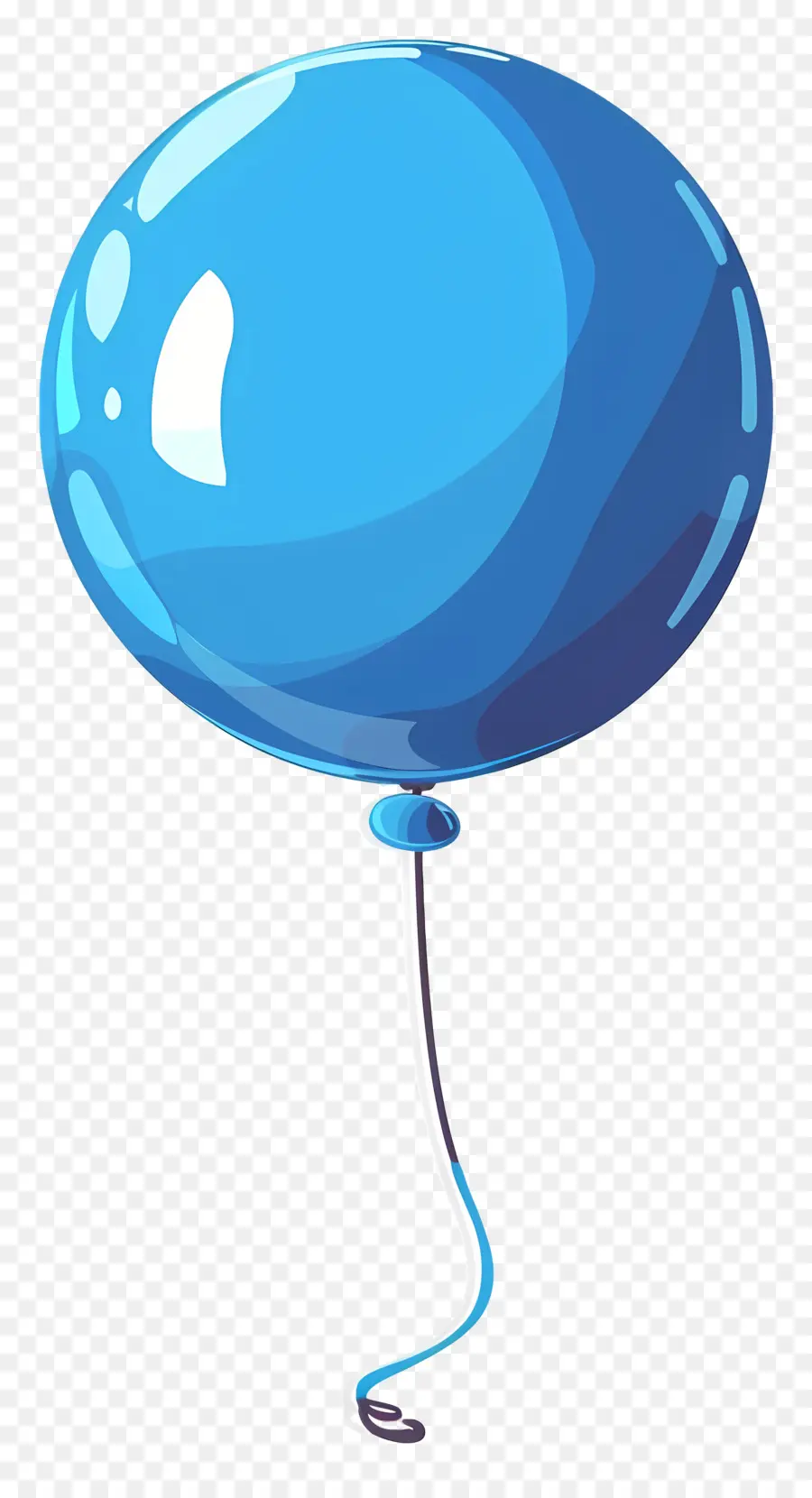Balon Biru，Balon Lateks PNG