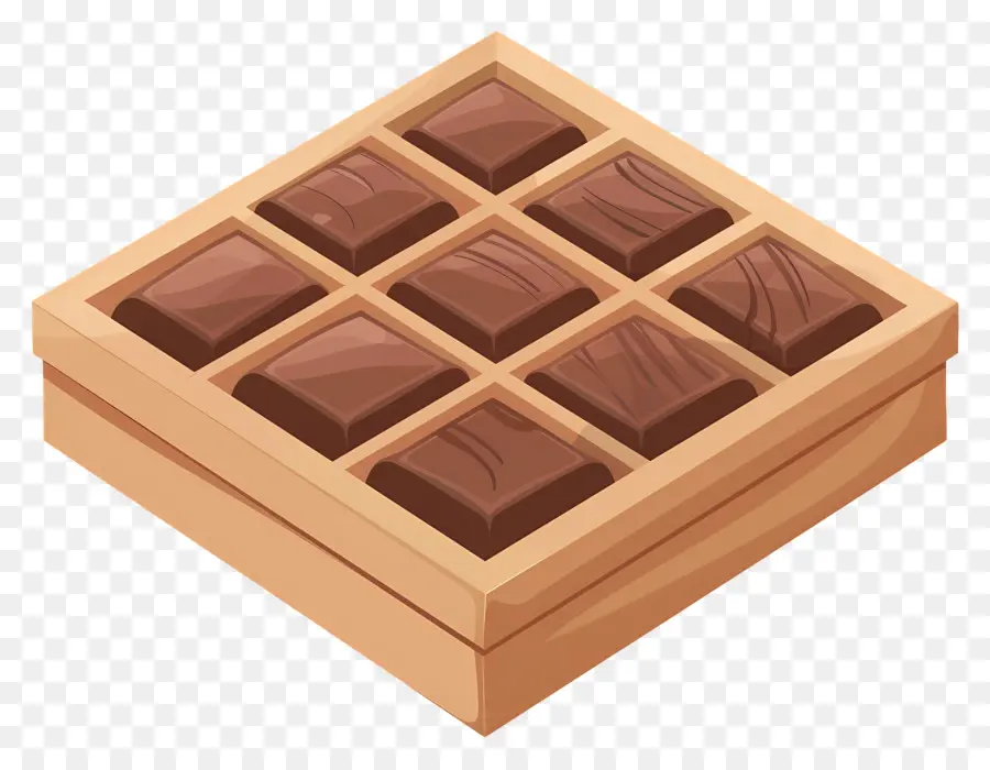 Kotak Cokelat，Kotak Cokelat Kayu PNG