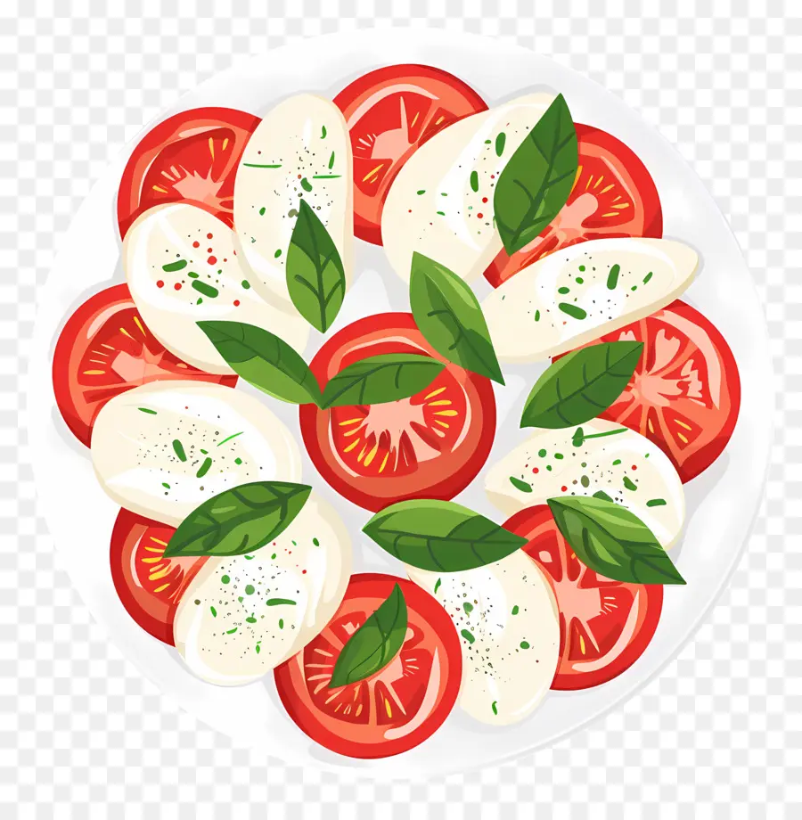 Caprese Salad，Tomat PNG