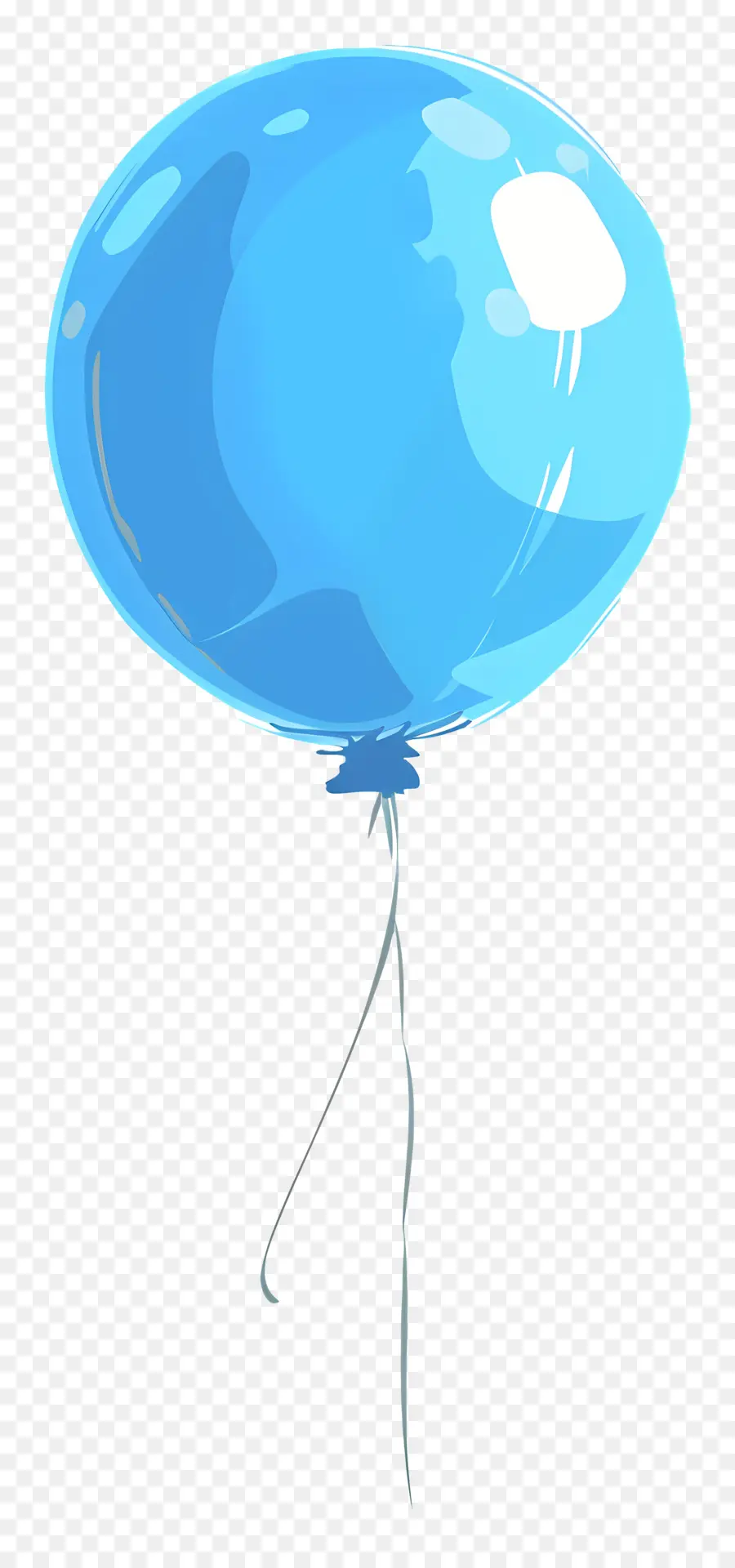 Balon Biru，Mengambang PNG