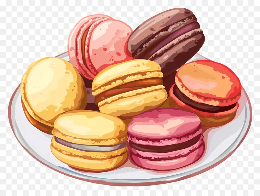 Macarons，Kue Kue PNG