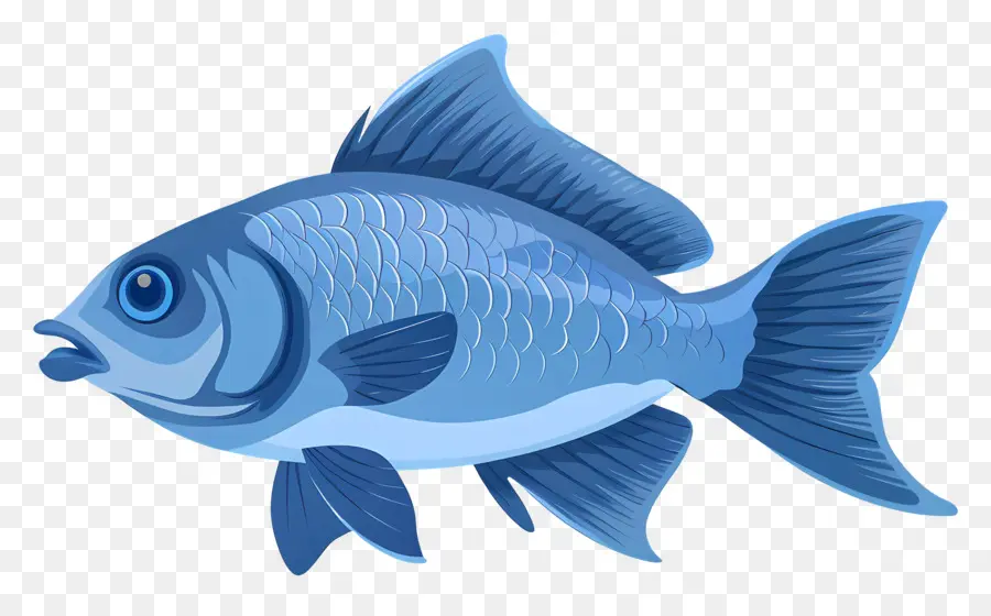 Ikan，Ikan Biru PNG