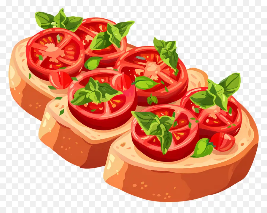 Bruschetta，Tomat PNG