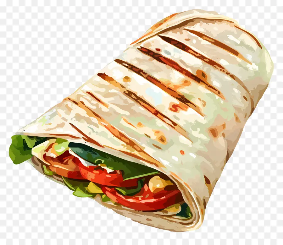 Bungkus Panggang，Bungkus Tortilla PNG