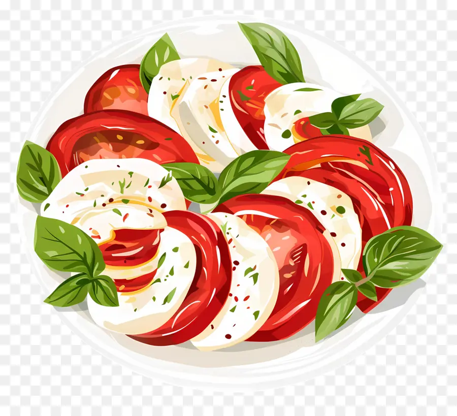 Caprese Salad，Tomat PNG