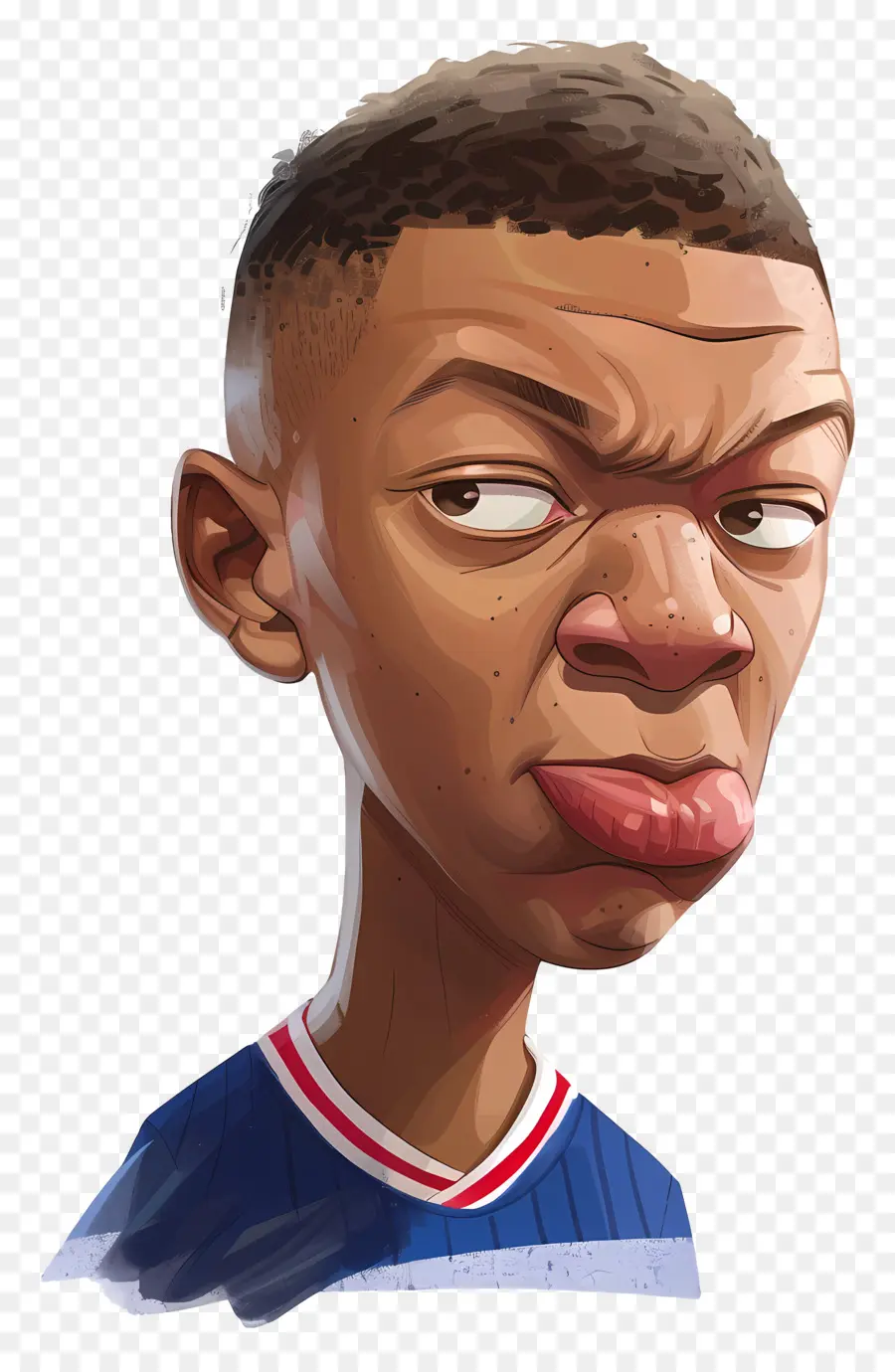 Kylian Mbappe，Karikatur PNG