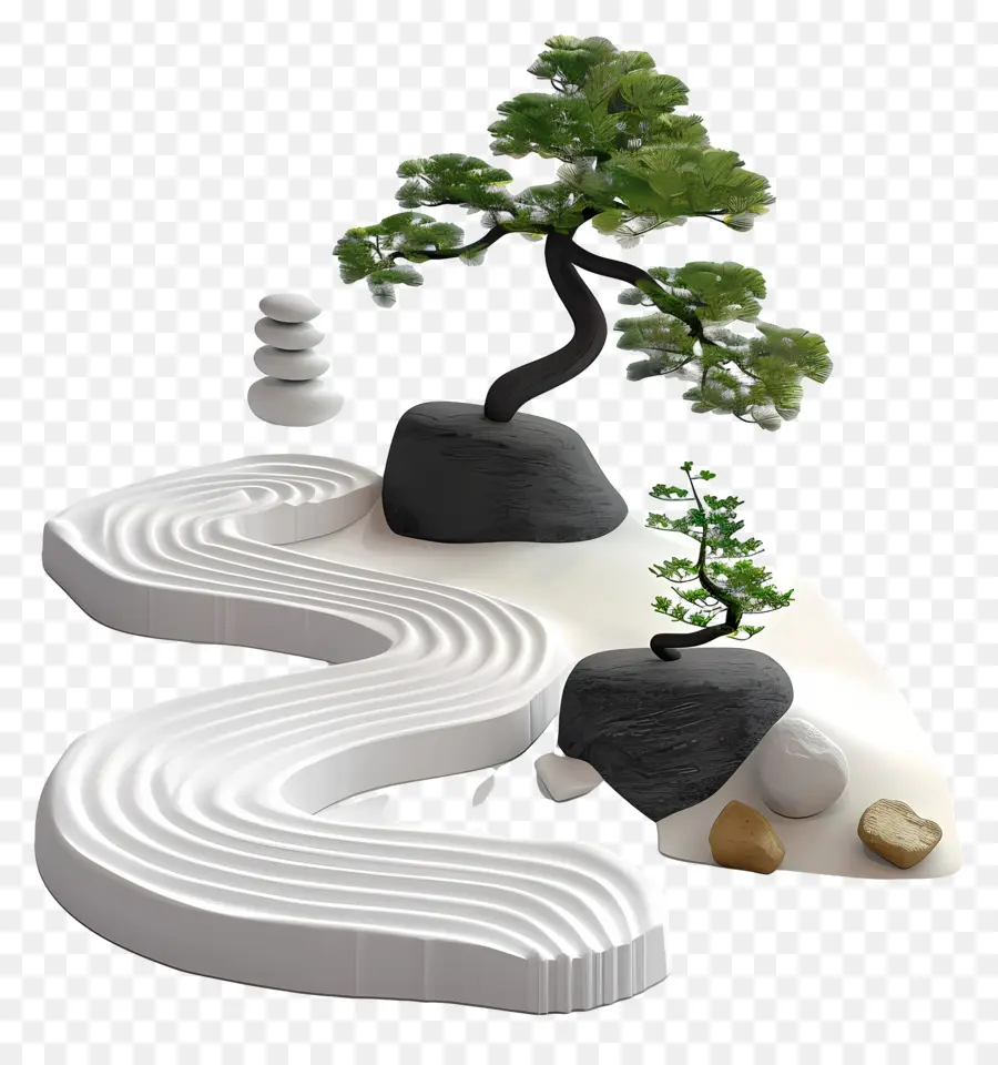 Taman Zen，Bonsai PNG